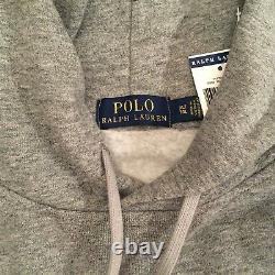 Polo Ralph Lauren Men's Polo Bear Soccer Bear Hoodie White Or Gray Big & Tall