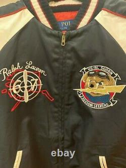 Polo Ralph Lauren Men's Satin Souvenir Alaska Bomber Jacket