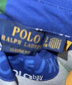Polo Ralph Lauren Men's Small Classic Fit Horse Racing & Polo Graphic Polo NEW
