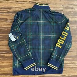 Polo Ralph Lauren Men's Tartan Plaid P-Wing Track Jacket, Size XL, New W Tags