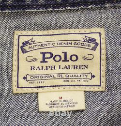 Polo Ralph Lauren Men's Trucker Denim Jacket CD4 Blue Medium NWT