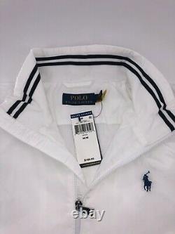 Polo Ralph Lauren Men's Windbreaker Logo Jacket White NWT Free Shipping