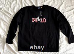 Polo Ralph Lauren Mens Brand New Pullover 3xlt Black/red