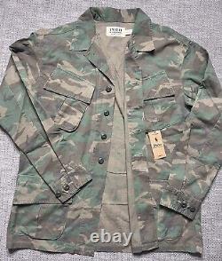 Polo Ralph Lauren Mens Denim & Supply Camo Ripstop Overshirt Size Medium $228