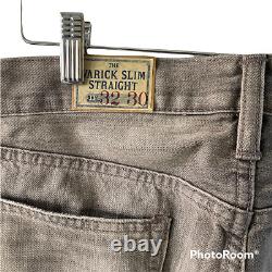 Polo Ralph Lauren Mens Gray Varick Slim Straight Denim Jeans Size 32X30 NWT