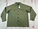 Polo Ralph Lauren Mens Jacket L Green Olive Classic Fit Herringbone Twill Shirt