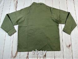 Polo Ralph Lauren Mens Jacket L Green Olive Classic Fit Herringbone Twill Shirt