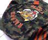 Polo Ralph Lauren Military Army Camo Snarling Tigers Letterman Sweater Cardigan