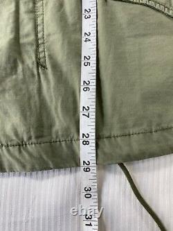 Polo Ralph Lauren Military Army Field Jacket Beaded Steer Head Olive Women's L