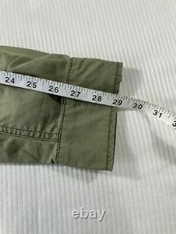 Polo Ralph Lauren Military Army Field Jacket Beaded Steer Head Olive Women's L