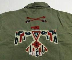 Polo Ralph Lauren Military USA Army Southwestern Aztec Indian Camp Shirts Jacket