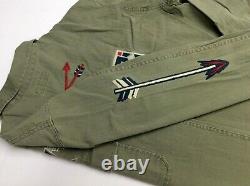 Polo Ralph Lauren Military USA Army Southwestern Aztec Indian Camp Shirts Jacket