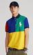 Polo Ralph Lauren Multicolor Blocks Big Pony Logo T-shirt Size L Nwt