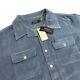 Polo Ralph Lauren New Men's 1xb Big Button Front Corduroy Blue Heavy Camp Shirt