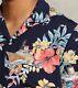 Polo Ralph Lauren Navy Tropical Floral Classic Fit Short Sleeve Camp Size Xl