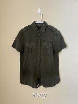 Polo Ralph Lauren New 18th Tactical Strike Wing Button Up Shirt Military Green M