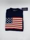 Polo Ralph Lauren New American Flag Sweater Usa Knit Crewneck Navy Blue Size S