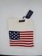 Polo Ralph Lauren New American Flag Sweater Usa Knit Crewneck White Size Small