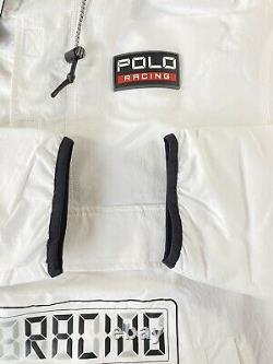 Polo Ralph Lauren P1 Racing Anorak Windbreaker Jacket White New WithTags Men's M