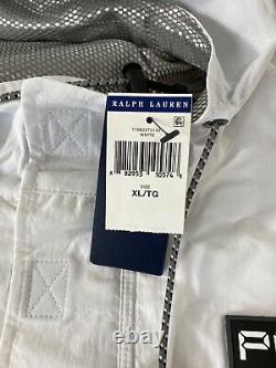 Polo Ralph Lauren P1 Racing Anorak Windbreaker Jacket White New WithTags Men's XL