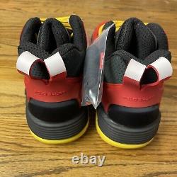 Polo Ralph Lauren PS100 Colorblocked Men's Sneakers Shoes sz 10 New red black
