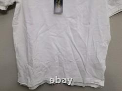 Polo Ralph Lauren Paris Embroidered Polo Shirt Top White Mens Size Medium New