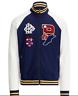 Polo Ralph Lauren Patch P Wing Baseball Crest Varsity Letterman Stadium Jacket