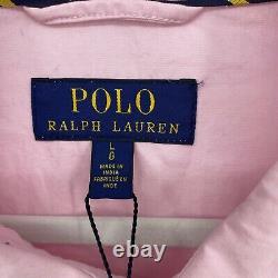 Polo Ralph Lauren Pink Cotton Bayport Jacket Size L NWT Preppy Unisex