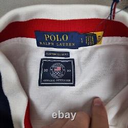 Polo Ralph Lauren Polo Shirt Size Mens Large Custom Slim Olympic Team USA NEW