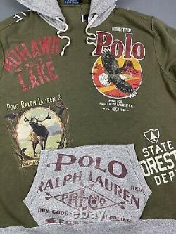 Polo Ralph Lauren Polo Sportsman Hoodie Sweatshirt Country Outdoors 2XLT XXL 2XL