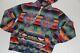 Polo Ralph Lauren Pullover Hoodie Indian Patterned French Terry Southwestern S