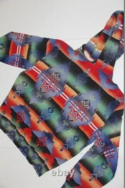 Polo Ralph Lauren Pullover Hoodie Indian Patterned French Terry southwestern S