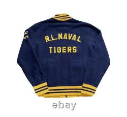 Polo Ralph Lauren R. L Naval Tigers Ralph 20 Fleece Sweater Jacket NWT Men's XL