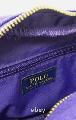 Polo Ralph Lauren RRL Bear Royal Purple Shoulder Bag Pack New Tags FAST SHIP