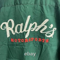 Polo Ralph Lauren Ralph's Motorsports Graphic Button Up Shirt Size M NWT