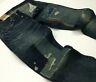 Polo Ralph Lauren Repaired Patchwork Distressed Shred Ripped Slim Straight Jeans