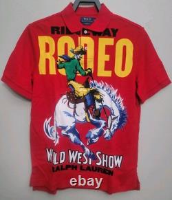 Polo Ralph Lauren Ridgeway Rodeo Wild West Polo Shirt Top Mens Size Medium New