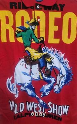 Polo Ralph Lauren Ridgeway Rodeo Wild West Polo Shirt Top Mens Size Medium New