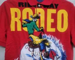 Polo Ralph Lauren Ridgeway Rodeo Wild West Polo Shirt Top Mens Size Medium New