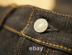 Polo Ralph Lauren Rrl Blue Raw Rigid Slim Fit Japanese Selvedge Denim Jeans $340