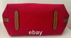 Polo Ralph Lauren Ruby/Navy Convertible Medium Bellport Tote NWT