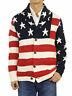 Polo Ralph Lauren Shawl Cardigan Sweaters Stars & Stripes Usa Flag