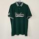 Polo Ralph Lauren Shirt Men's L New York Yankees Classic Fit Cotton Green White