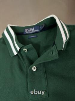 Polo Ralph Lauren Shirt Men's L New York Yankees Classic Fit Cotton Green White