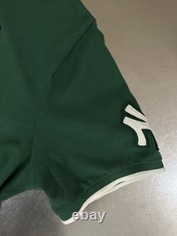 Polo Ralph Lauren Shirt Men's L New York Yankees Classic Fit Cotton Green White