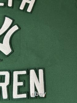 Polo Ralph Lauren Shirt Men's L New York Yankees Classic Fit Cotton Green White