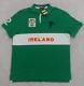 Polo Ralph Lauren Shirt Mens Xxl Green Ireland Rugby Spellout Colorblock #12 New