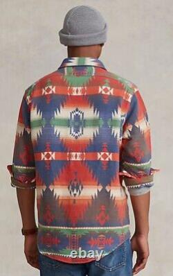 Polo Ralph Lauren Southwestern Workshirt Medium Jacquard Aztec NWT $248