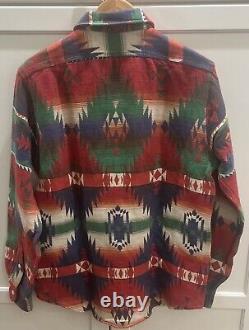 Polo Ralph Lauren Southwestern Workshirt Medium Jacquard Aztec NWT $248