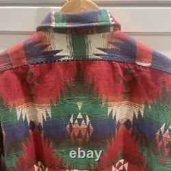 Polo Ralph Lauren Southwestern Workshirt Medium Jacquard Aztec NWT $248